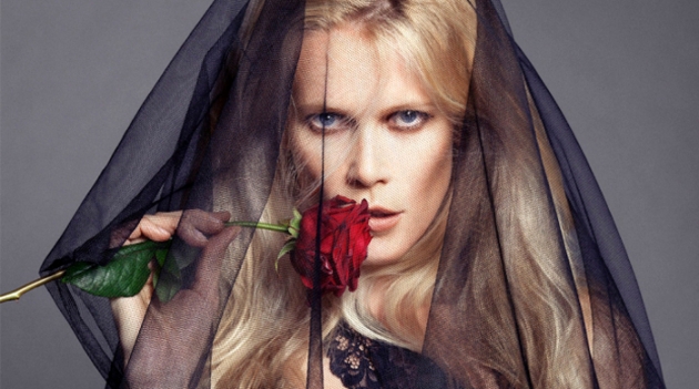 Клаудия Шиффер в съемке для The Edit