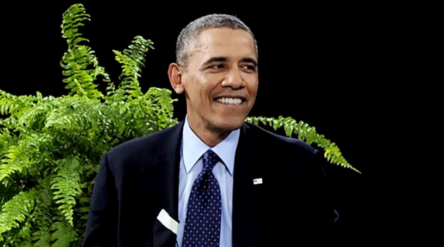 Барак Обама на скандальном шоу Зака Галифианакиса