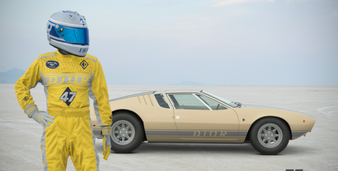 Dior создал капсульную коллекцию для видеоигры Gran Turismo 7