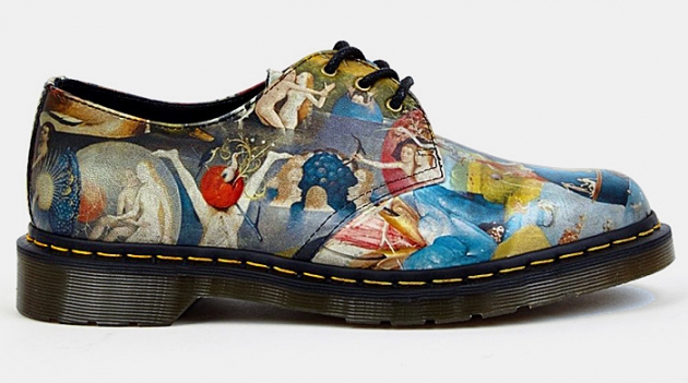 Ботинки Dr.Martens с фрагментами \"Сада земных наслаждений\" Босха