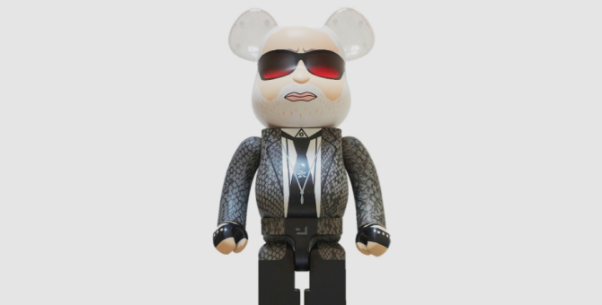 Bearded Bearbrick выпустит коллекционные фигурки из коллаборации с Карлом Лагерфельдом