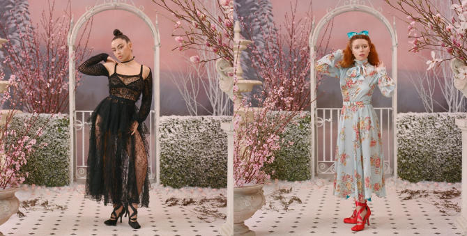 Charli XCX и Наташа Лионн снялись в лукбуке новой коллекции Rodarte