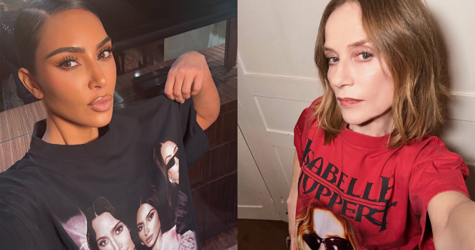 Бренд Balenciaga выпустил коллекцию футболок с амбассадорами