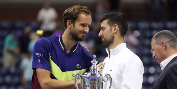 Джокович обошел Медведева в финале турнира Большого шлема US Open