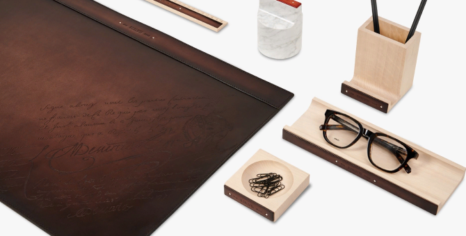 Berluti выпустил новую коллекцию аксессуаров для дома и офиса