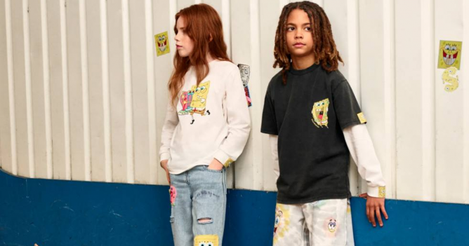 Stella McCartney выпустил коллаборацию с мультфильмом «Губка Боб квадратные штаны»