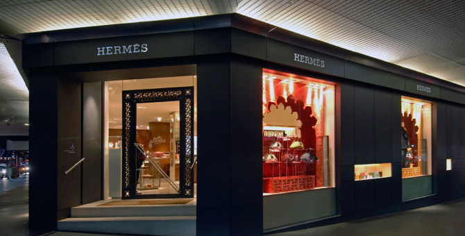 Продажи Hermès выросли на 44%
