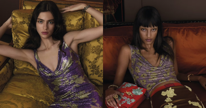 Versace показал рекламную кампанию коллекции весна-лето 2025