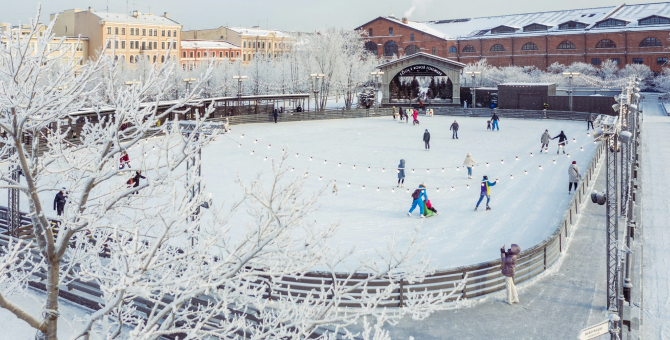 Каток на Новой Голландии в Санкт-Петербурге откроется 13 ноября