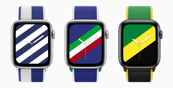 Apple выпустила коллекцию ремешков для Apple Watch с флагами 22 стран
