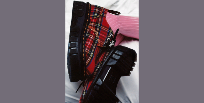 Марк Джейкобс выпустил клетчатые ботинки в коллаборации с Dr. Martens