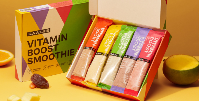 R.A.W. LIFE выпустил смузи из сублимированных фруктов и ягод в стиках