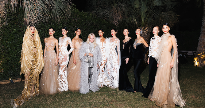 Yanina Couture провел показ знаковых кутюрных образов в Дубае