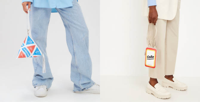 Бренд Pepfer выпустил сумки в виде банок сгущенки и пакетов молока