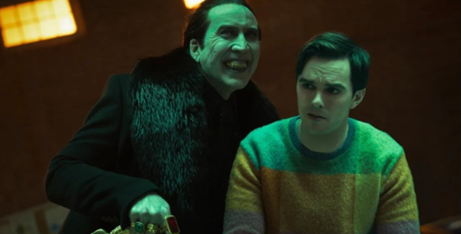 Вышел трейлер фильма «Ренфилд» с Николасом Кейджем и Николасом Холтом