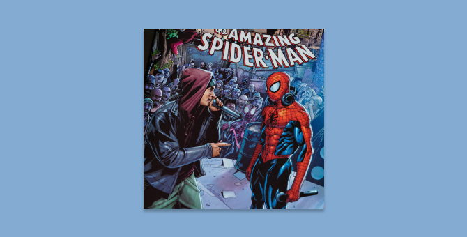 Эминем появился на обложке нового комикса про Человека-паука