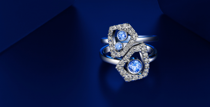 Luminous Diamonds выпустил коллекцию украшений с флуоресцентными бриллиантами
