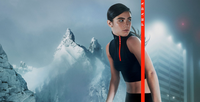 Тикток-блогер Чарли Д'Амелио снялась в кампании спортивной линии Prada