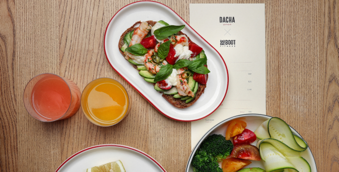 Ресторан Dacha и сеть спортивных студий Reboot запускают совместное меню