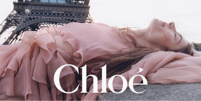 Chloé снял рекламную кампанию на фоне Эйфелевой башни