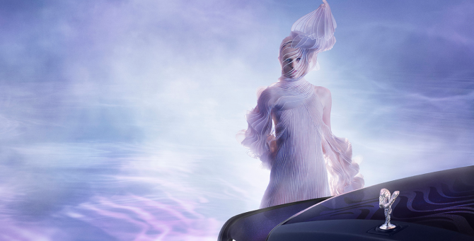 Iris van Herpen разработал дизайн автомобиля Rolls-Royce