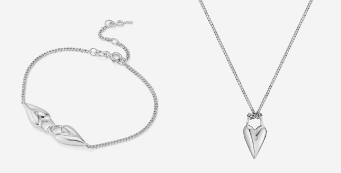 Avgvst представил браслет и колье, вдохновленные сердцем-замком
