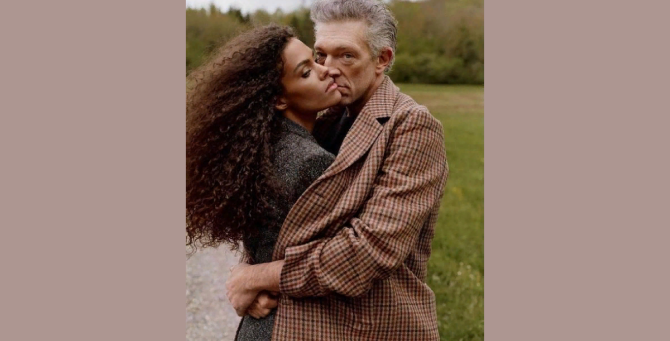 Тина Кунаки и Венсан Кассель снялись в новой кампании The Kooples