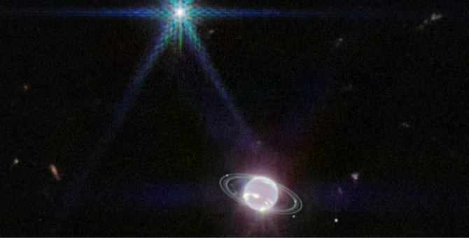 NASA сделало самый четкий снимок колец Нептуна за последние 30 лет