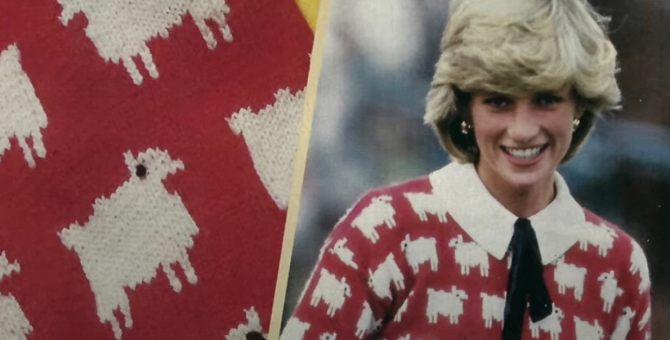 Свитер принцессы Дианы с черной овечкой ушел с молотка за 1,14 миллиона долларов