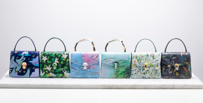 Bvlgari показал капсульную коллекцию сумок Serpenti in Art
