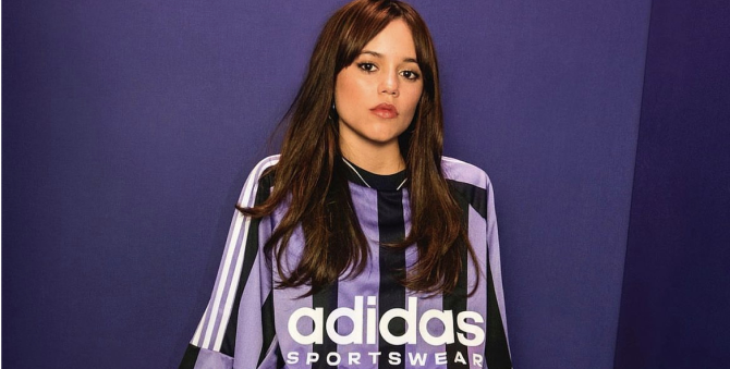 Дженна Ортега стала глобальным амбассадором adidas