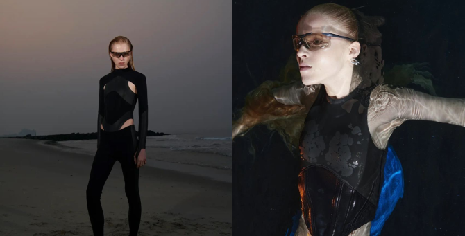 Dion Lee и Haydenshapes запустили коллекцию для серфинга