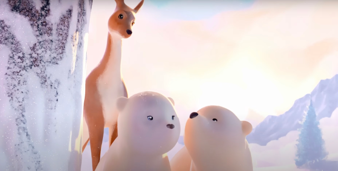 Chopard выпустил новое праздничное видео о медвежонке и его друзьях