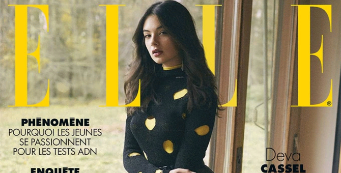 Дочь Моники Белуччи и Венсана Касселя появилась на обложке Elle