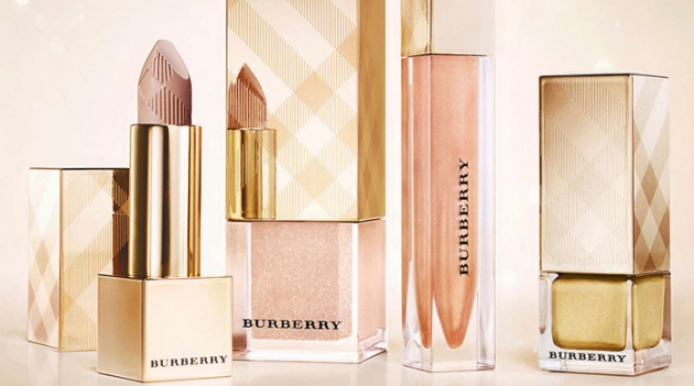 Рождественская коллекция макияжа Burberry