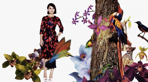 Мирослава Дума — лицо коллекции Oscar de la Renta для The Outnet