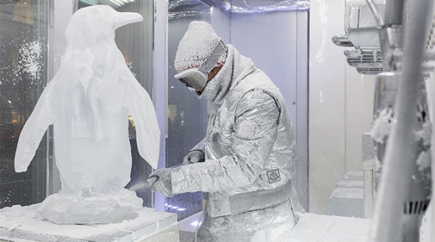 Замерзшие в Нью-Йорке: новые витрины Barneys