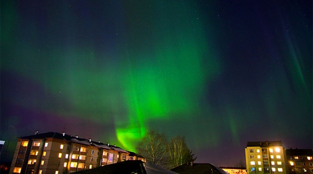 Мне приснилось небо Питера: северное сияние Петербурга и московский снегопад в Instagram
