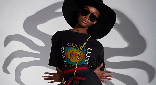 Опубликован лукбук Gucci, в котором модели копируют животных