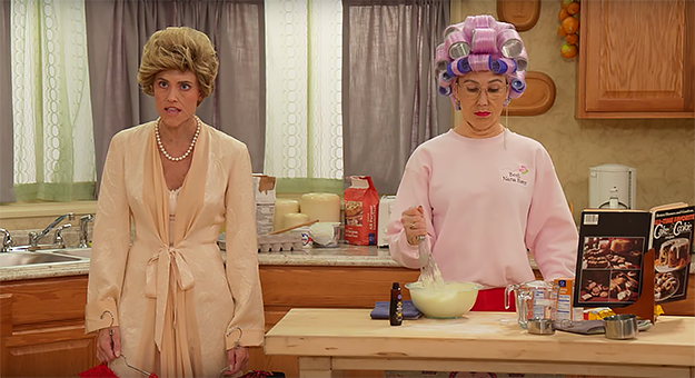 Джимми Киммел показал героинь сериала «Девочки» через 50 лет