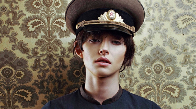 Актриса Тинатин Далакишвили в лукбуке Ria Keburia, осень-зима 2014