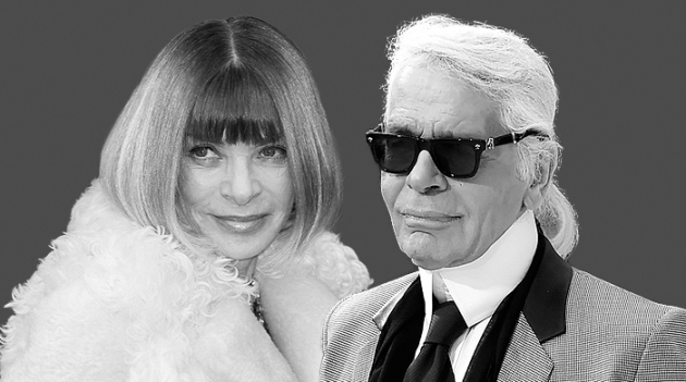 Конфликт интересов: как Карл Лагерфельд перешел дорогу Анне Винтур