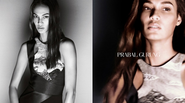 Джоан Смоллс в новой кампании Prabal Gurung
