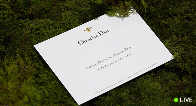 Прямая трансляция показа Dior Haute Couture, весна-лето 2017