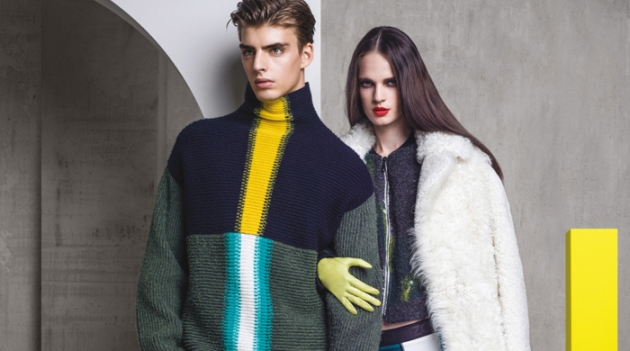 Рекламная кампания универмага \"Цветной\", осень-зима 2015