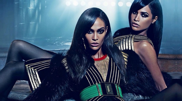 Сестры в новой кампании Balmain