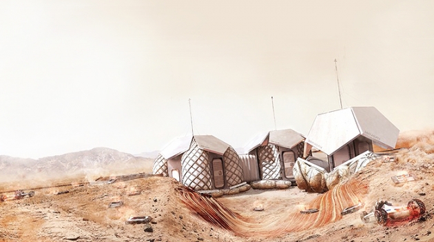 Бюро Foster + Partners построит дом на Марсе