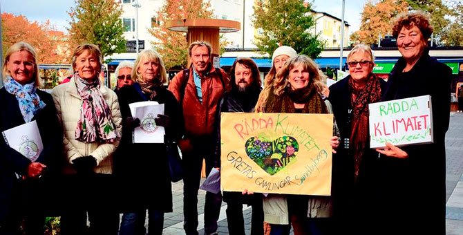 В Швеции появилась группа активистов «Старики Греты»