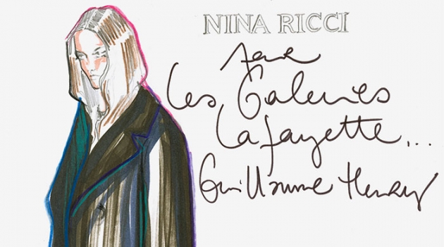 Galeries Lafayette продаст эскизы дизайнеров