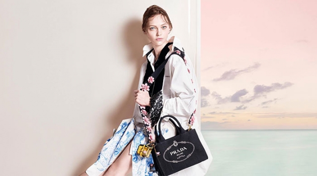 Саша Пивоварова и другие в новой кампании Prada
